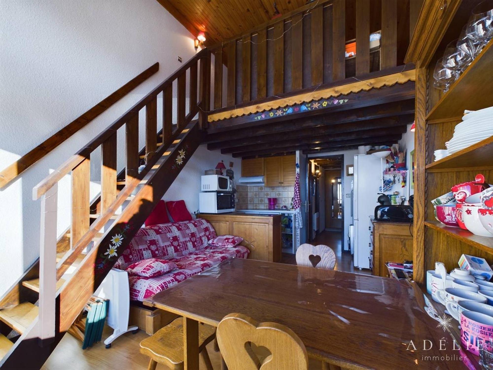 Studio Avec Mezzanine Pour 4 Pers, Proche Commerces Et Remontees - Fr-1-398-677 Montvalezan Exterior foto