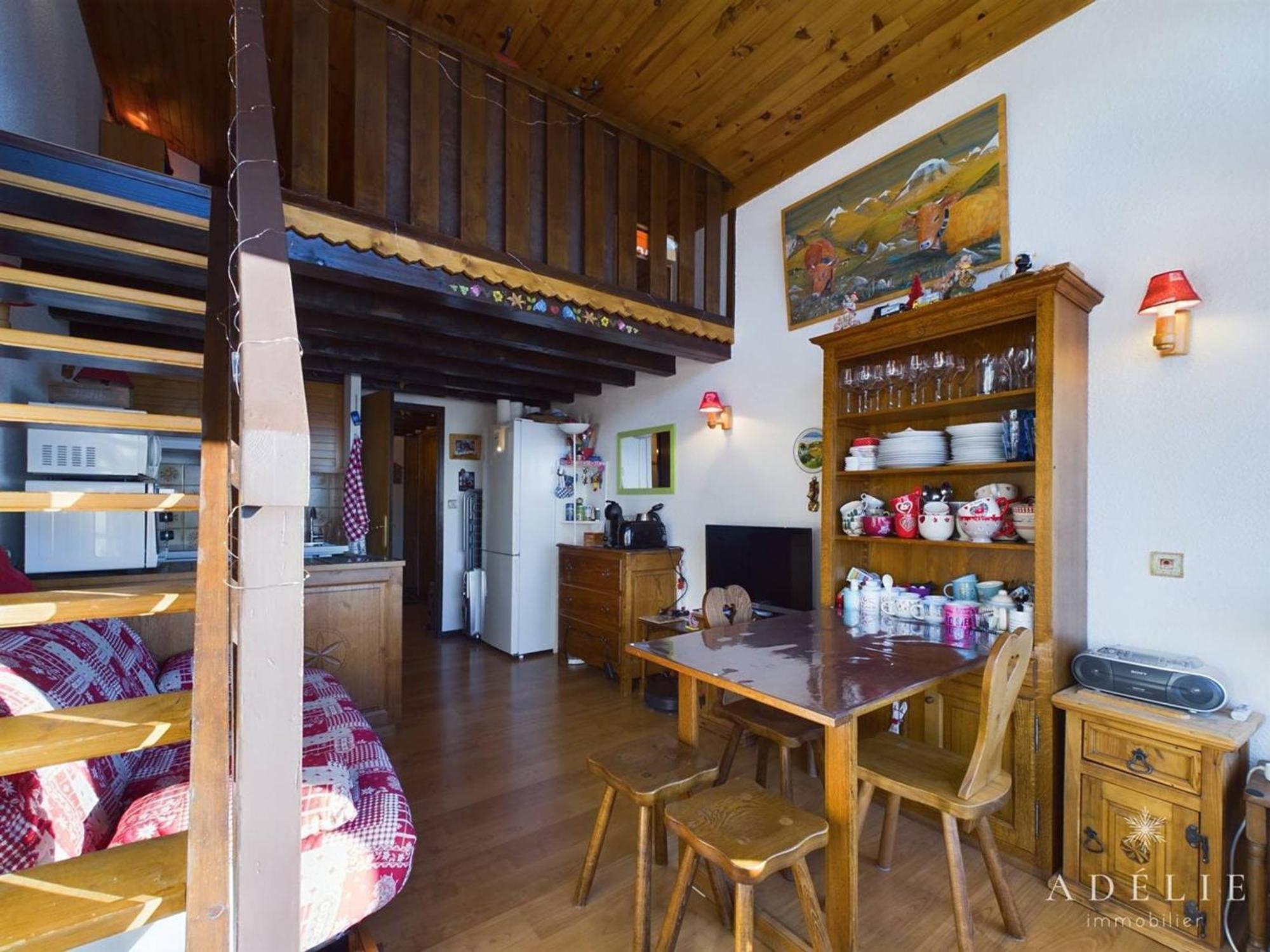 Studio Avec Mezzanine Pour 4 Pers, Proche Commerces Et Remontees - Fr-1-398-677 Montvalezan Exterior foto